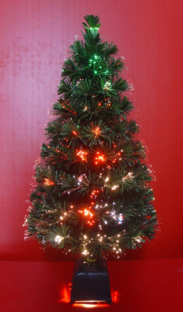 fiber optic christmas trees