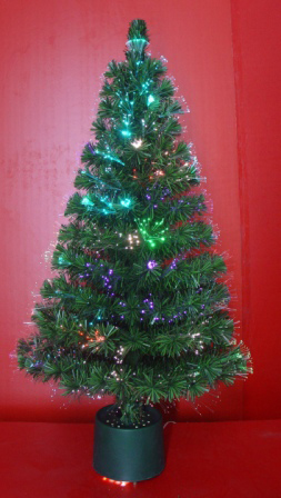 fiber optic christmas trees
