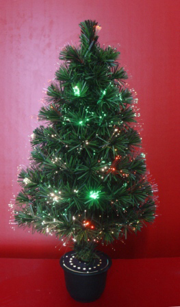 fiber optic christmas trees
