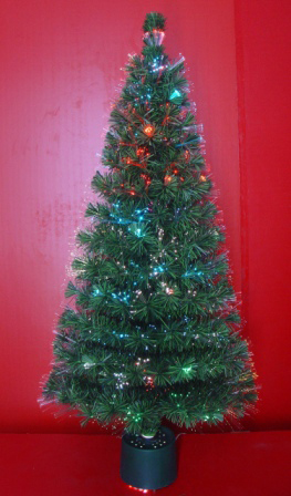 fiber optic christmas trees