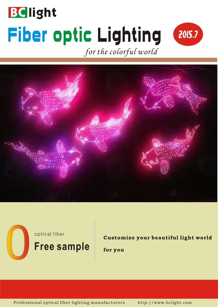 fiber optic lighting as fish